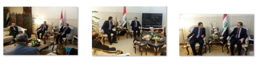 Minister Dr. Iqbal meeting with Mr.Rabih Baalbaki